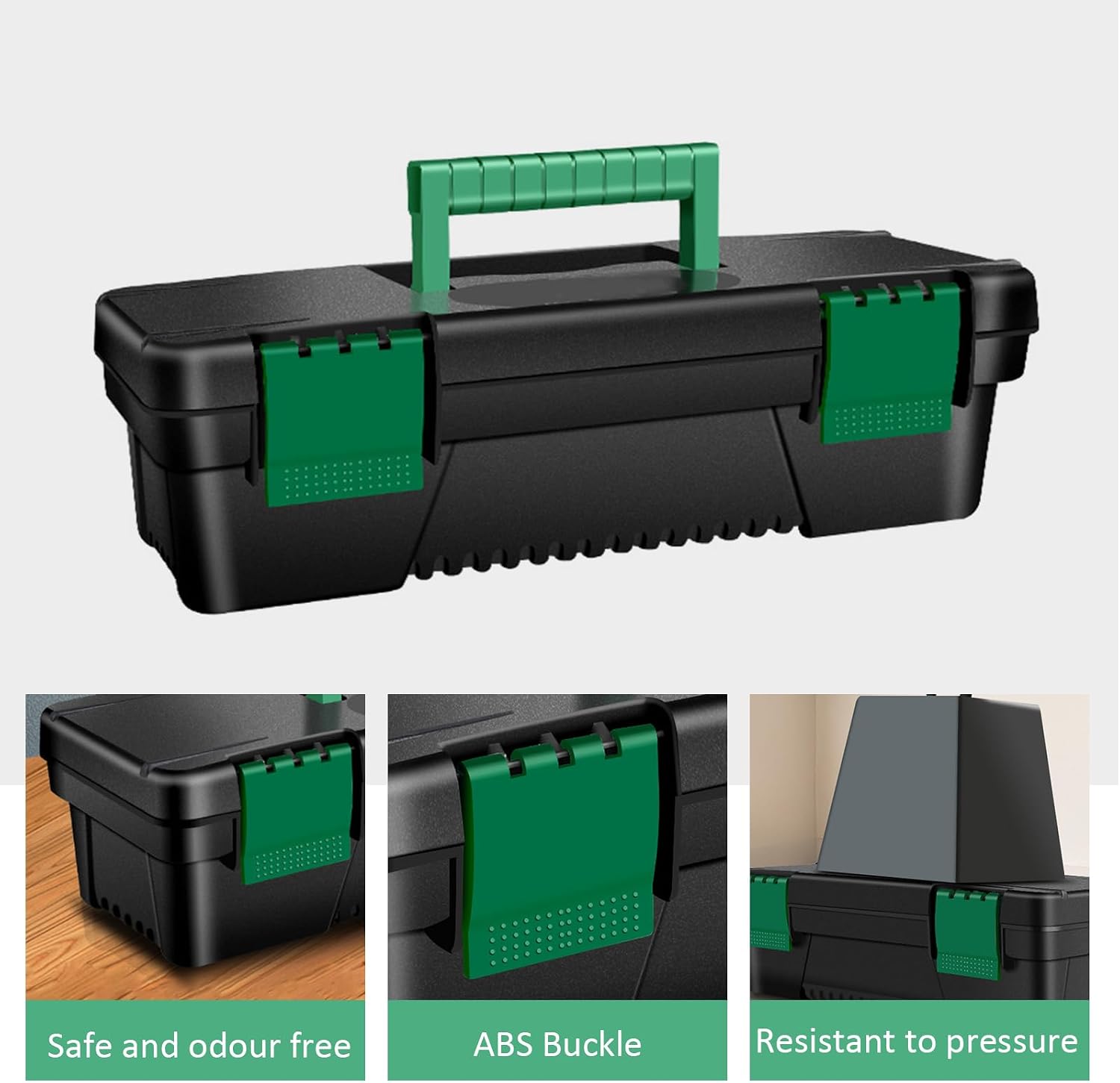  Boîte à Outils De 25,4 Cm Pour Travaux Manuels, Grande Boîte à Outils Avec Poignée