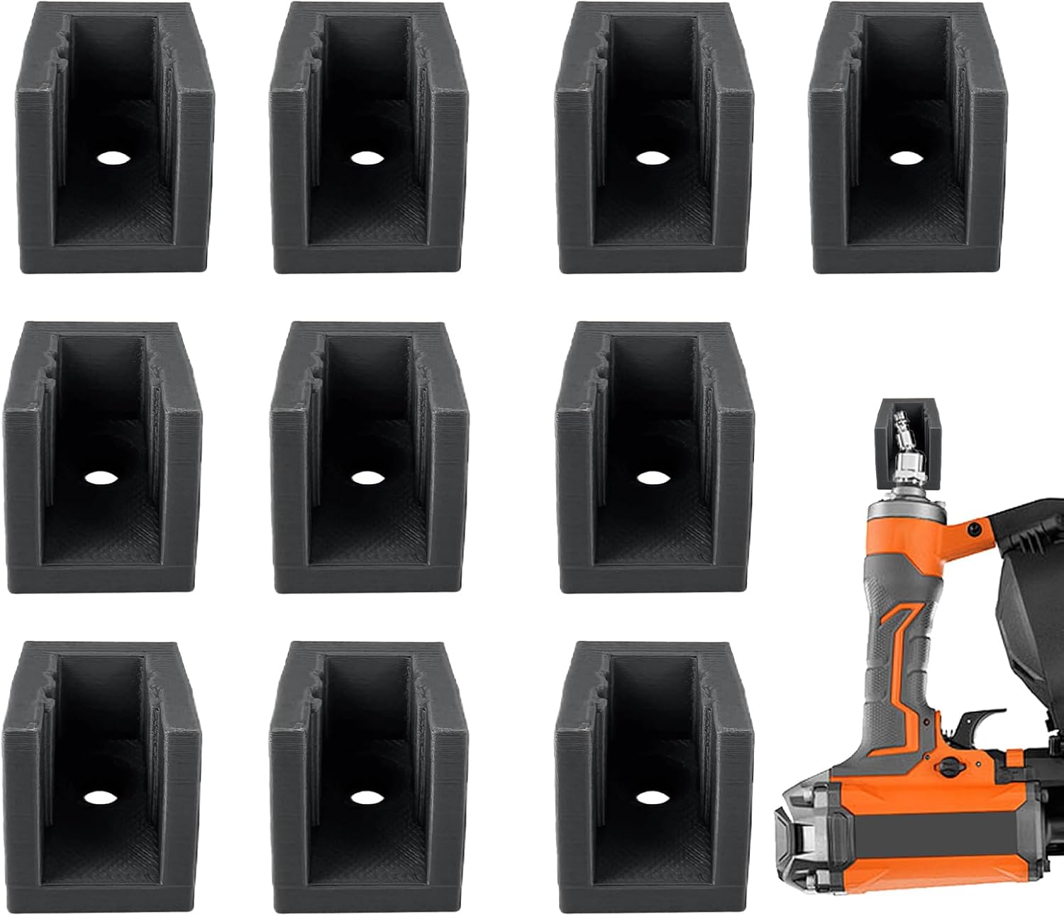 GENERIC Organiseur à Outils Pneumatiques – Support D'outils Pour économiser De L'espace – Rangement D'outils Pneumatiques Pour Outils Pneumatiques – Support Mural Pour Atelier Industriel