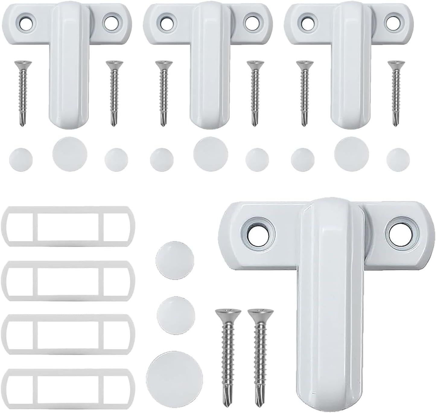  Verrou De Sécurité Pour Fenêtre – Serrure De Sécurité Pour Porte Coulissante – Robuste En D'aluminium Pour La Prévention Des Cambriolages, Sécurité Des , Maison