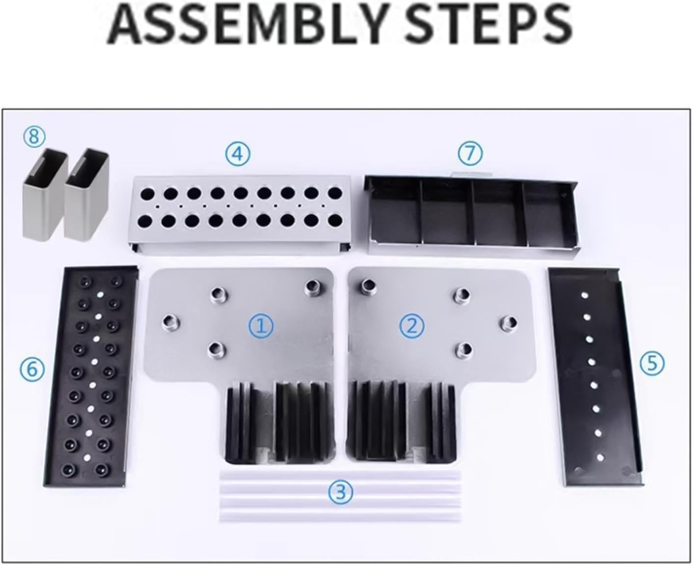  Support Outils Réparation - Avec Boîte À Tiroirs Et Trous - Boîte Rangement Pour Outils Réparation électronique,Pour Soudure Huile Cutter Vis Intérieur Maison Bureau Studio