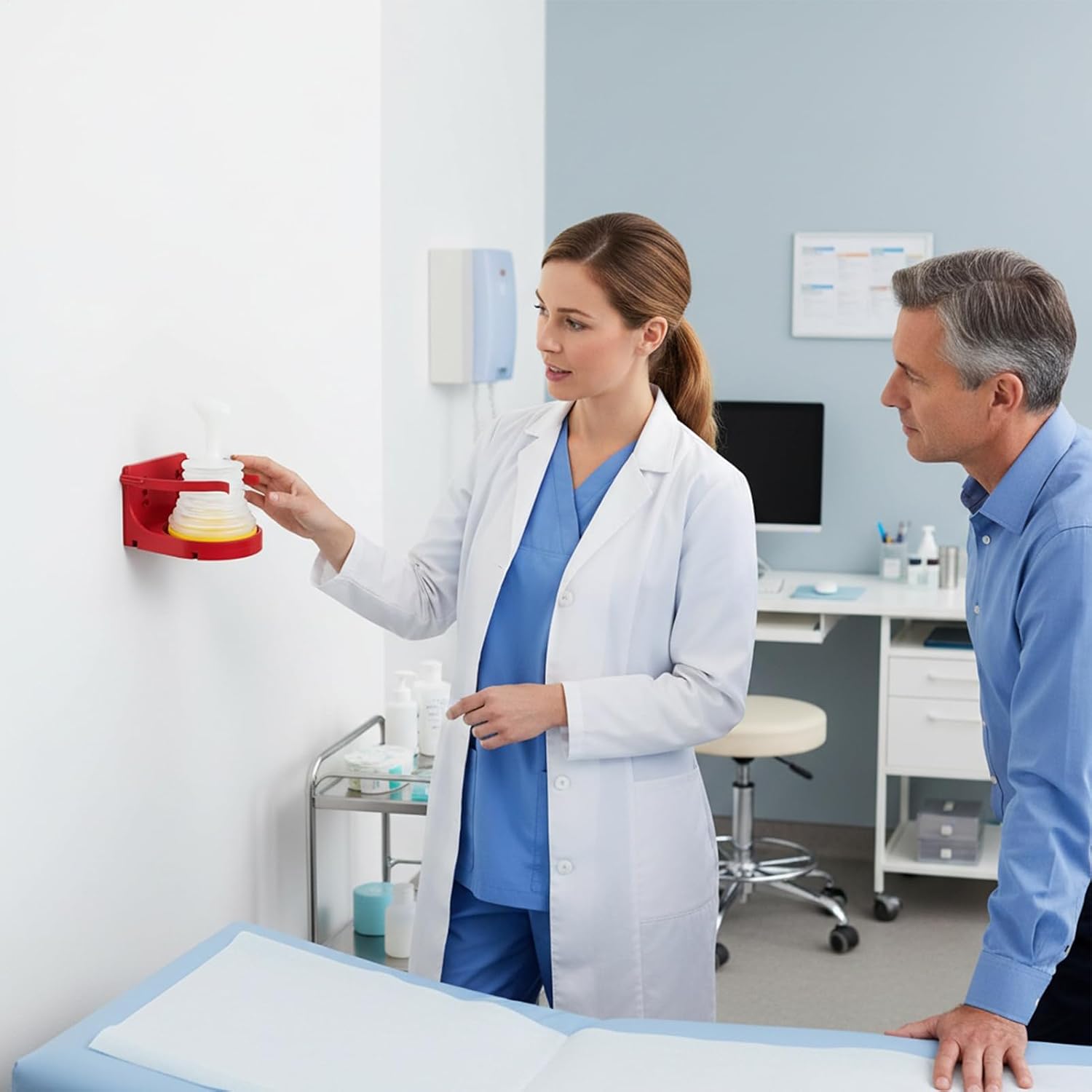 GENERIC Support Mural Pour Appareil De Sauvetage Vertical Peu Encombrant – Support De Montage Avec Fente, Pour Maison, Cuisine, Buanderie, Garage, Lieu De Travail, Atelier, école