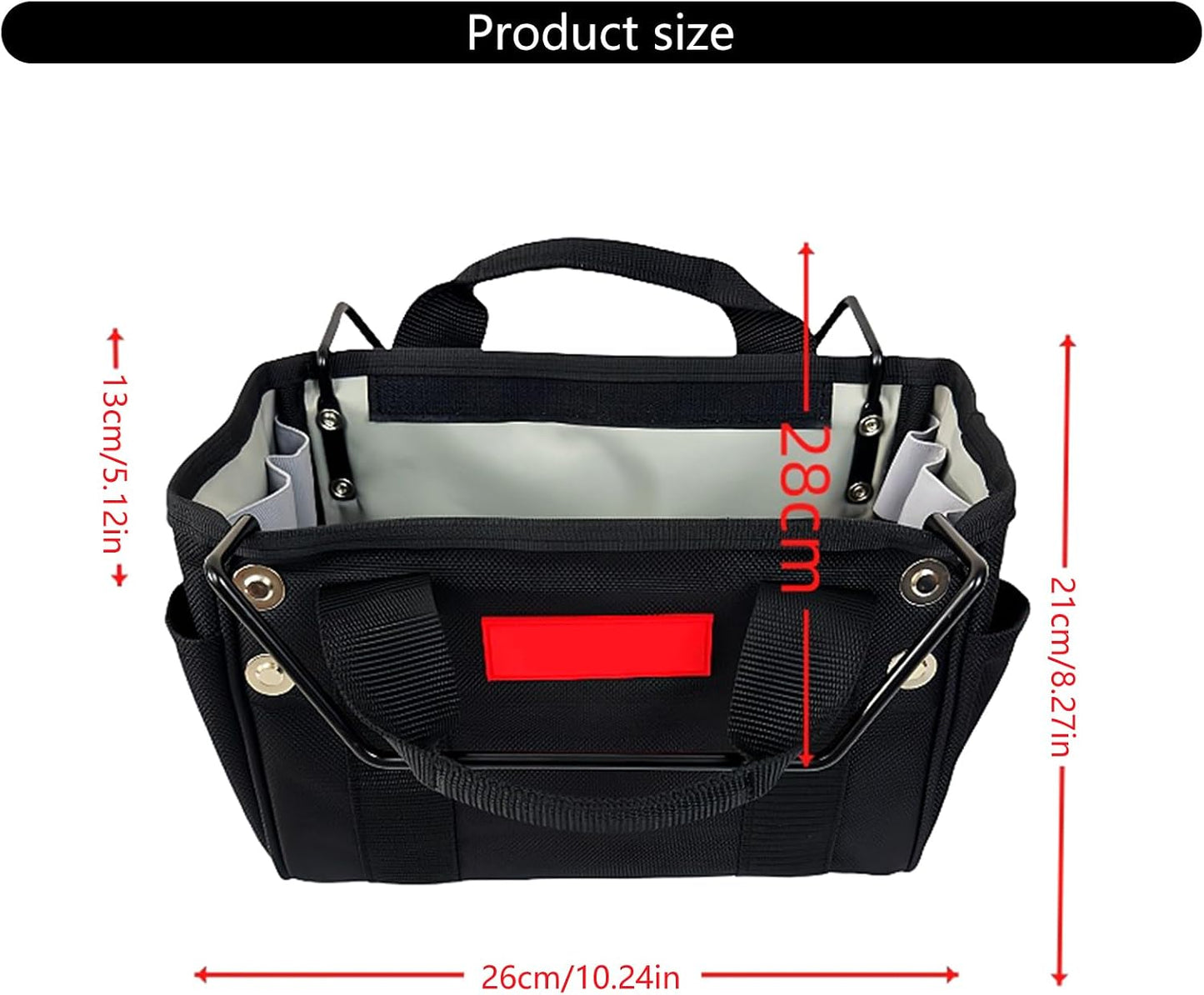  Porte-outils Télescopique Professionnel Avec Plusieurs Compartiments Pour Une Gestion Facile Des Outils, Sac De Travail De Construction