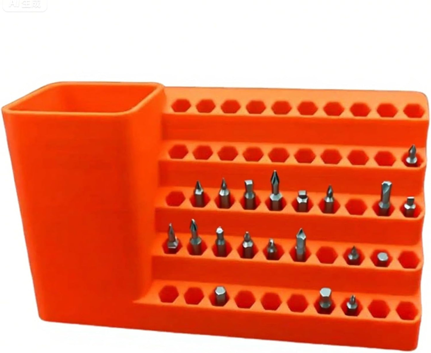  Support De Rangement Pour Forets – Organiseur De Rangement Pour Embouts Hexagonaux Robustes | Gestion Des Accessoires D'outils électriques Pour Garage, Atelier, Armoire, Sous-sol