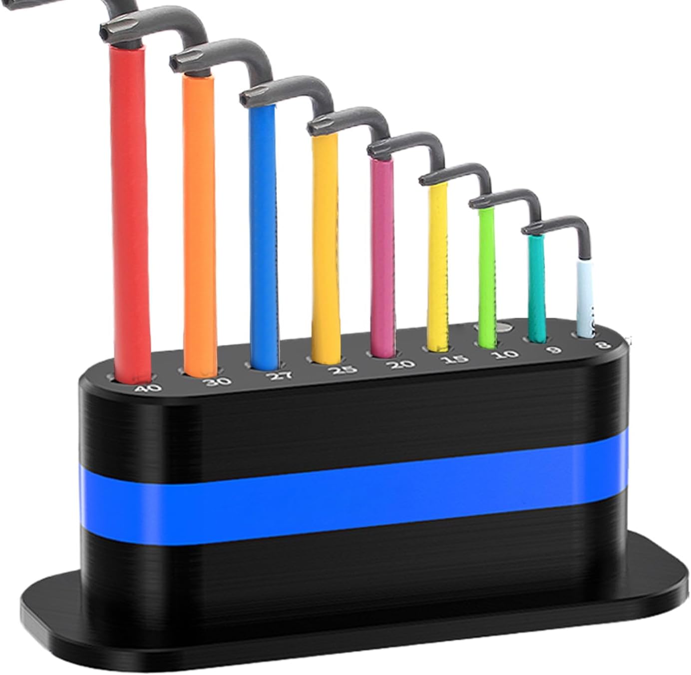  Support Pour Clés Allen,Support En L Pour Clés - Porte-Clés à Libération Rapide Antidérapant Pour Garage Atelier Chariot à Outils Bureau