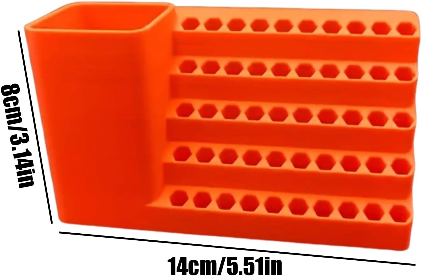 GENERIC Rangement D' De Tournevis, Support De Forets électriques De Précision, Solution D'organisation Antidérapante Pour Abri De Jardin, Garage, Atelier, Armoire à Outils