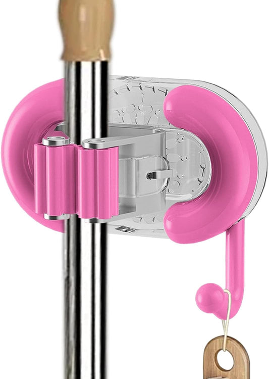 GENERIC Support De Balai à Ventouse, Support De Balai Mural, Support Utilitaire Sans , Fabriqué En ABS, Idéal Pour La Salle De Bain, La Cuisine Et L'organisation Du Garage, Taille 10 X 6 X 6,5 Cm