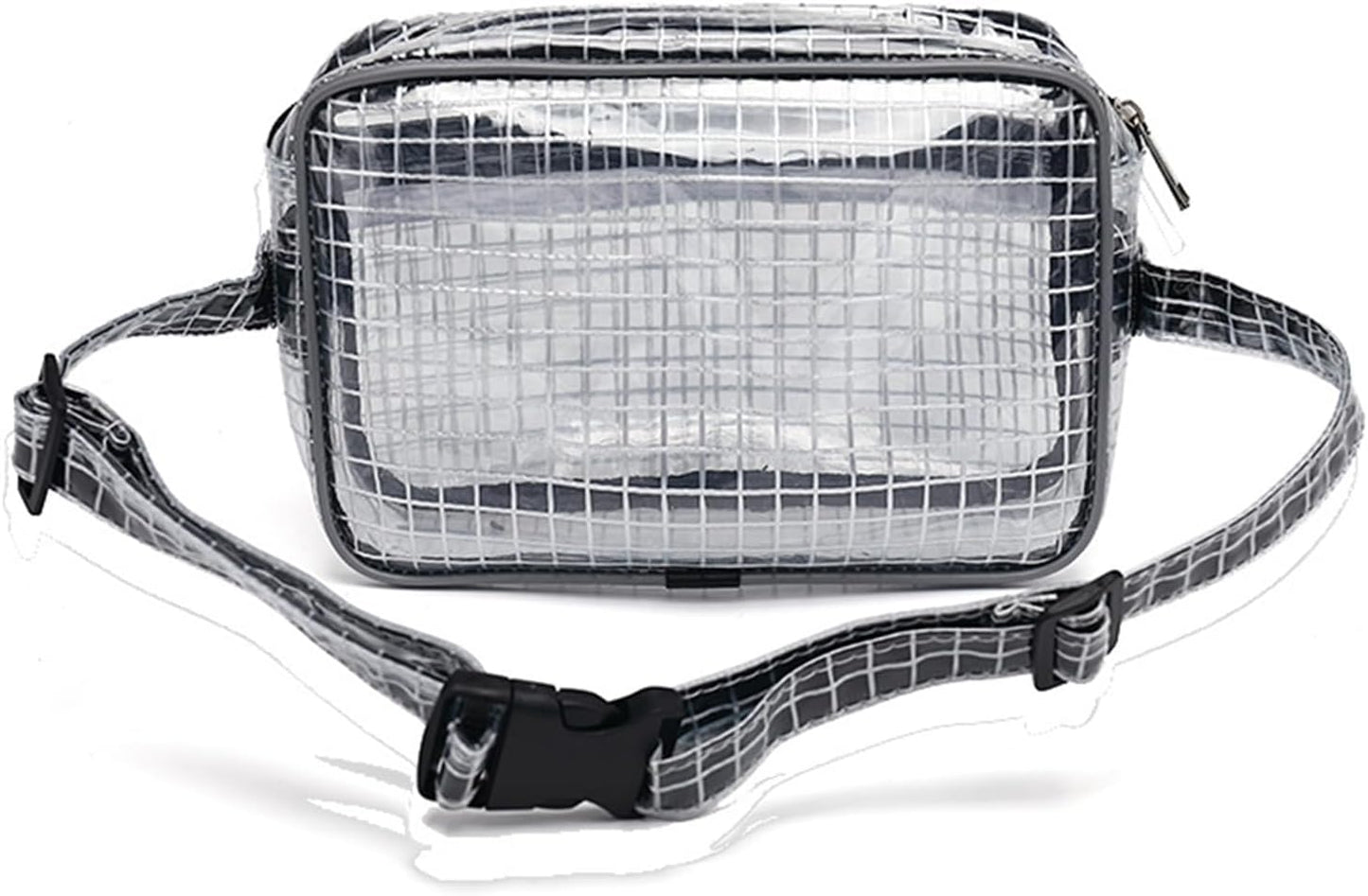  Sac Banane Transparent Réglable, Léger, Pour Voyage, Déplacement, Rangement D'équipement, Rangement En Maille Transparente