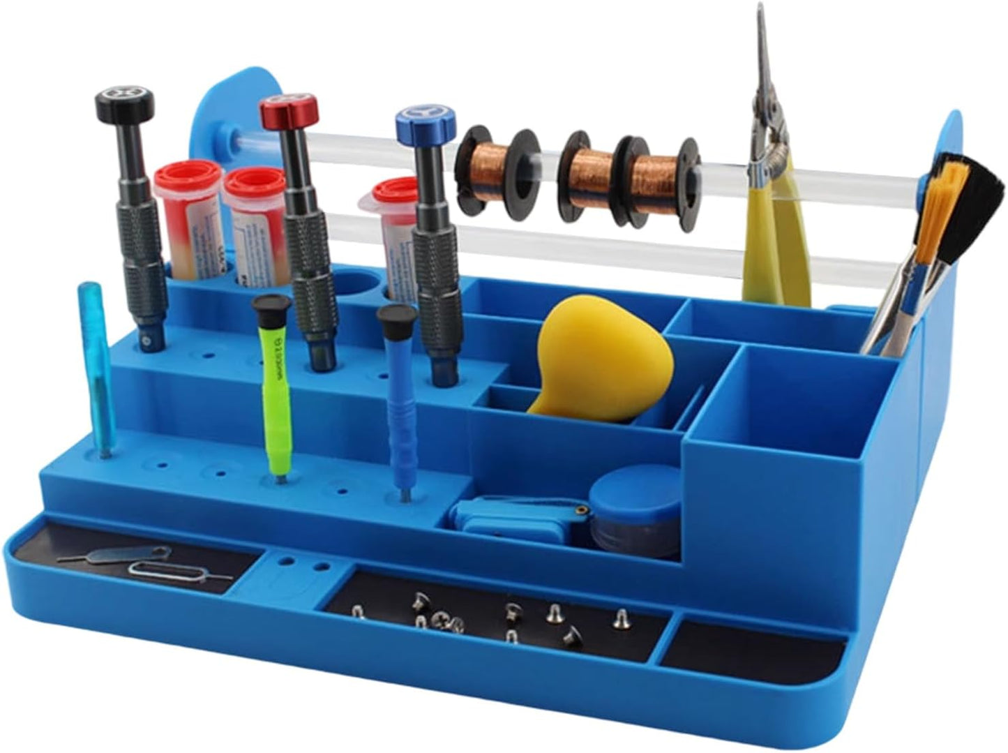  Boîte à Outils Portable Empilable Pour Tournevis Avec Compartiments Personnalisables, étui à Outils Léger Pour Les Professionnels