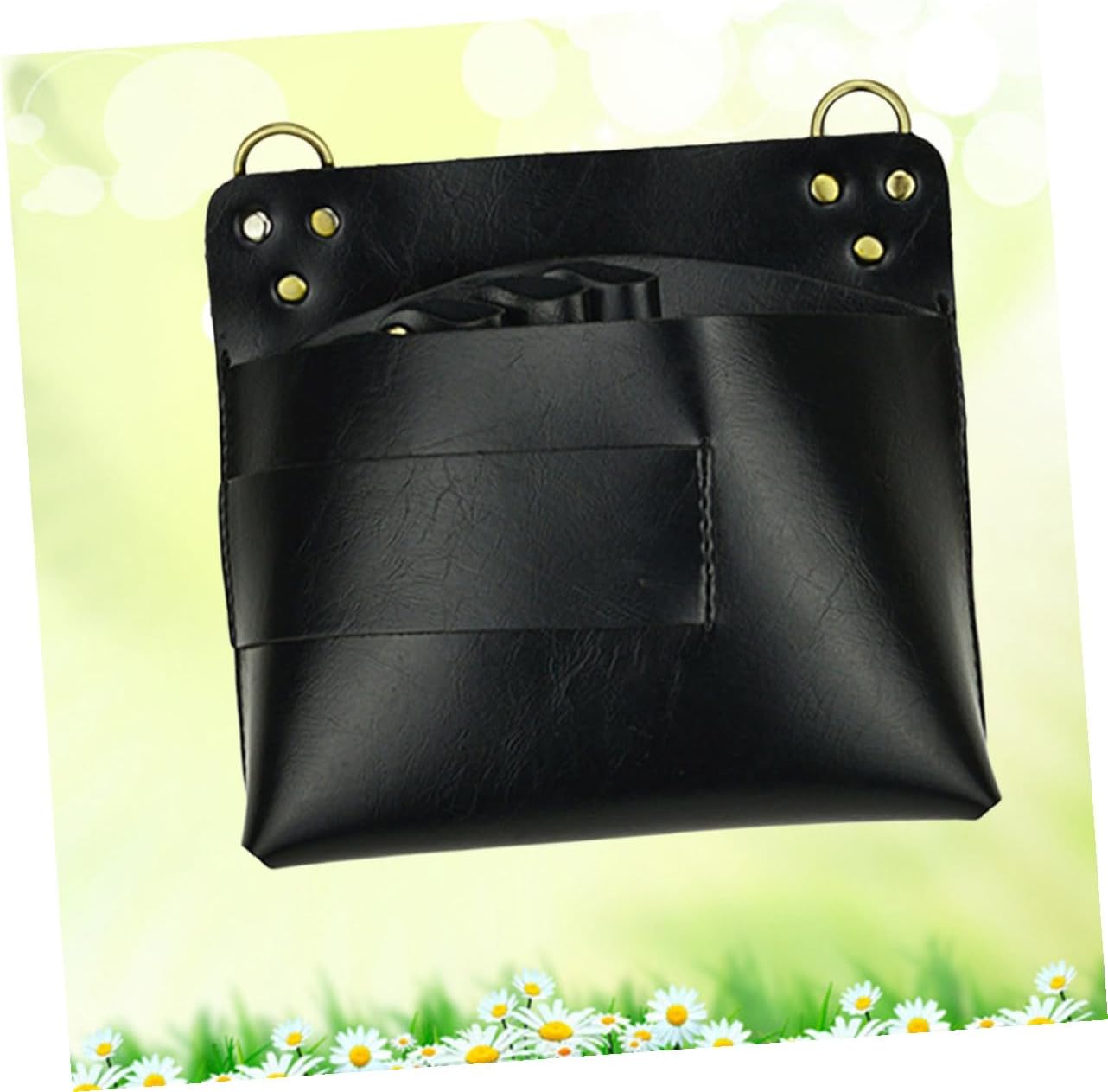  Healeved Sac Banane Porte-outils Pour Coiffeurs Sac à Outils Avec Organisateur De Ciseaux Pour Peignes Et Pinces Noir