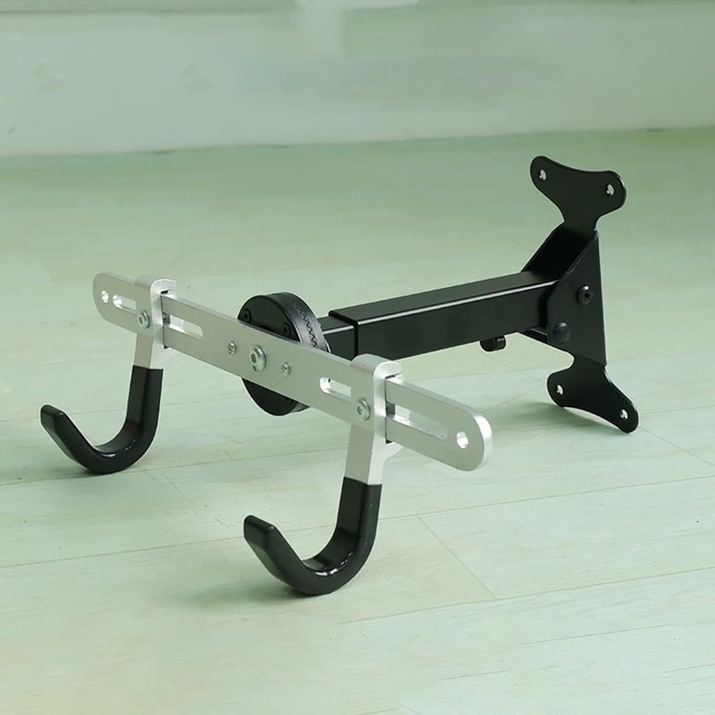 Générique Wall Bike Hook, Adjustable Indoor Storage Rack, 15.35 X 7.09inch, Space-Saving Bicycle Hanger Organizer, Ideal For Workshop, Home Display, Garage, Bike Organization, Vertical Mount