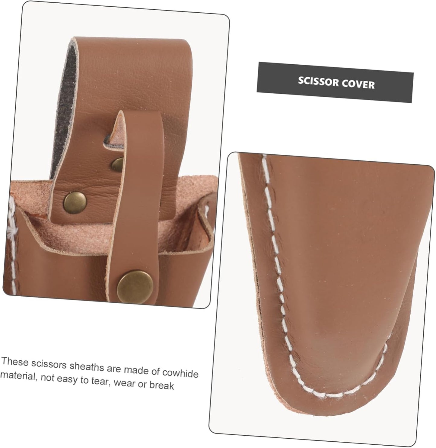  Toyvian 2 Pièces Étui Pour Ciseaux De Jardin Porte-sécateur En Cuir Pour Outils De Jardinage Et Taille D'arbres Protection Pour Ciseaux De Clip à Main