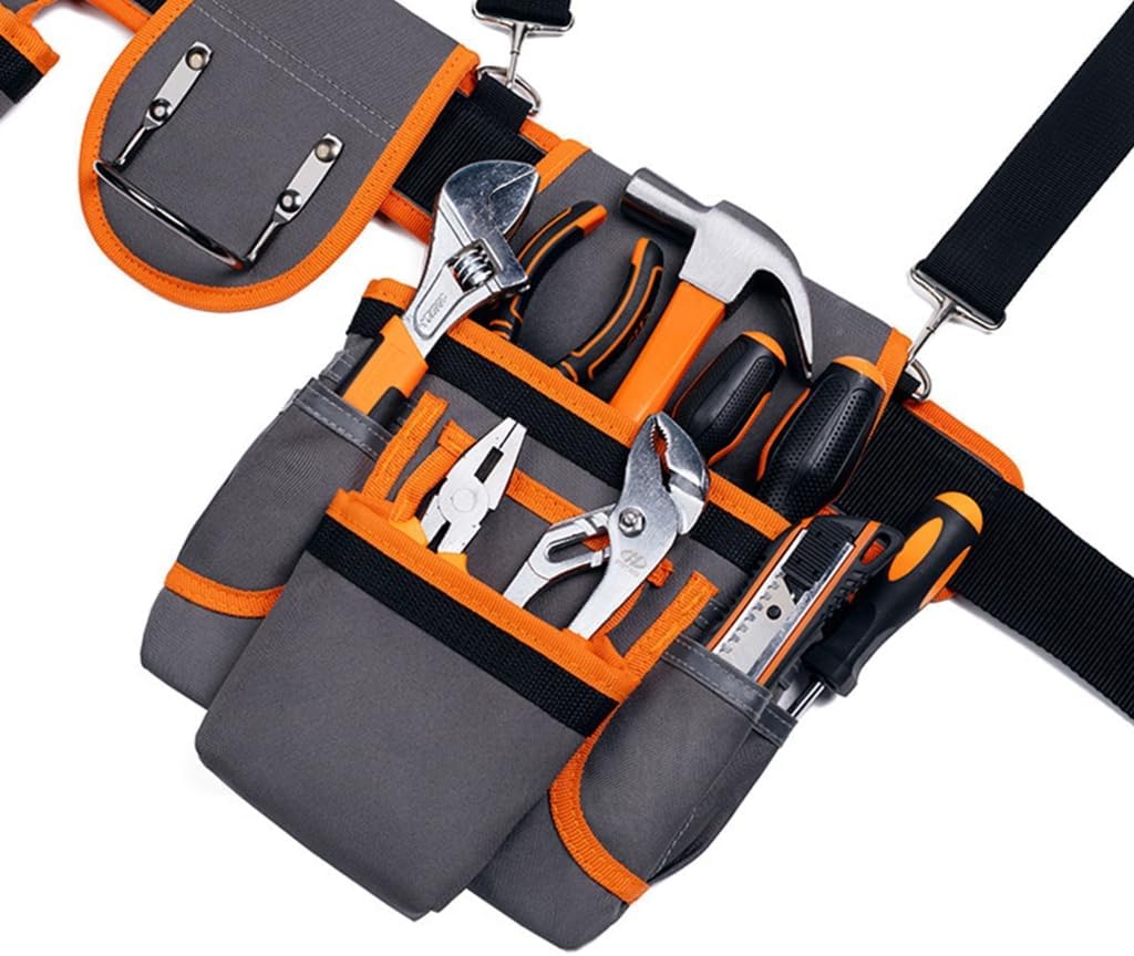  Porte-outils Réglables De Résistance Industrielle Avec Poches Magnétiques Renforcées Par Ceinture