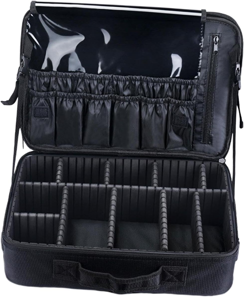  Organisateur De Rangement Sac à Main Outils Renforcé Poches Multiples En Toile Oxford Couture Robuste Fermeture Éclair Lisse Convient Pour Professionn, S 3 Couches