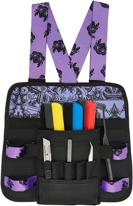 Genérico Organisateur De Sac à Outils, étui En Tissu Oxford De Grande Capacité, Organisateur D'outils Pour Obscurcir Les Fenêtres De Voiture, Sac De Rangement , Accessoire De Réparation