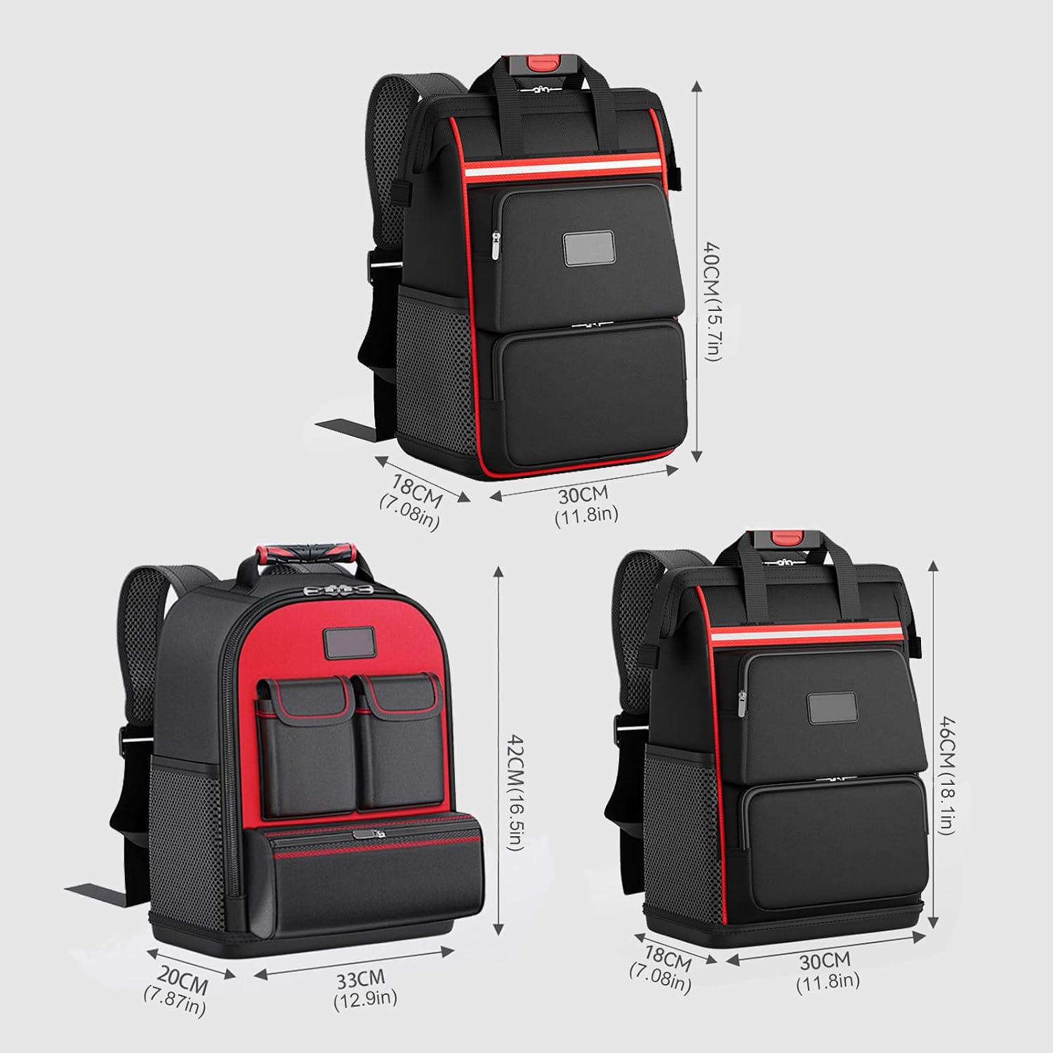  Sac à Dos à Outils Robuste Pour électricien En Tissu Oxford