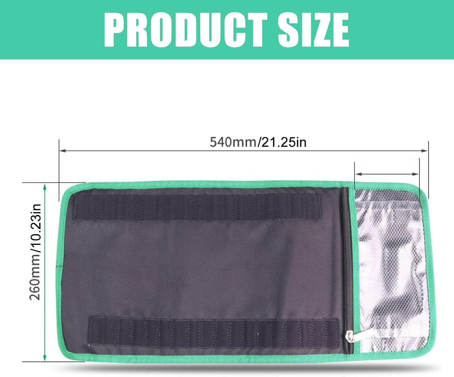  Sac à Outils Portable Avec Compartiment En Maille à Fermeture éclair Pour Techniciens Et Amateurs
