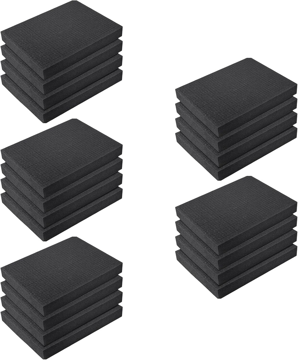  Lot De 4 Organiseurs De Boîte à Outils Légers En Mousse Pour Valises D'avion, Tiroirs, Outils De Rangement, étui De Protection, Inserts En Mousse