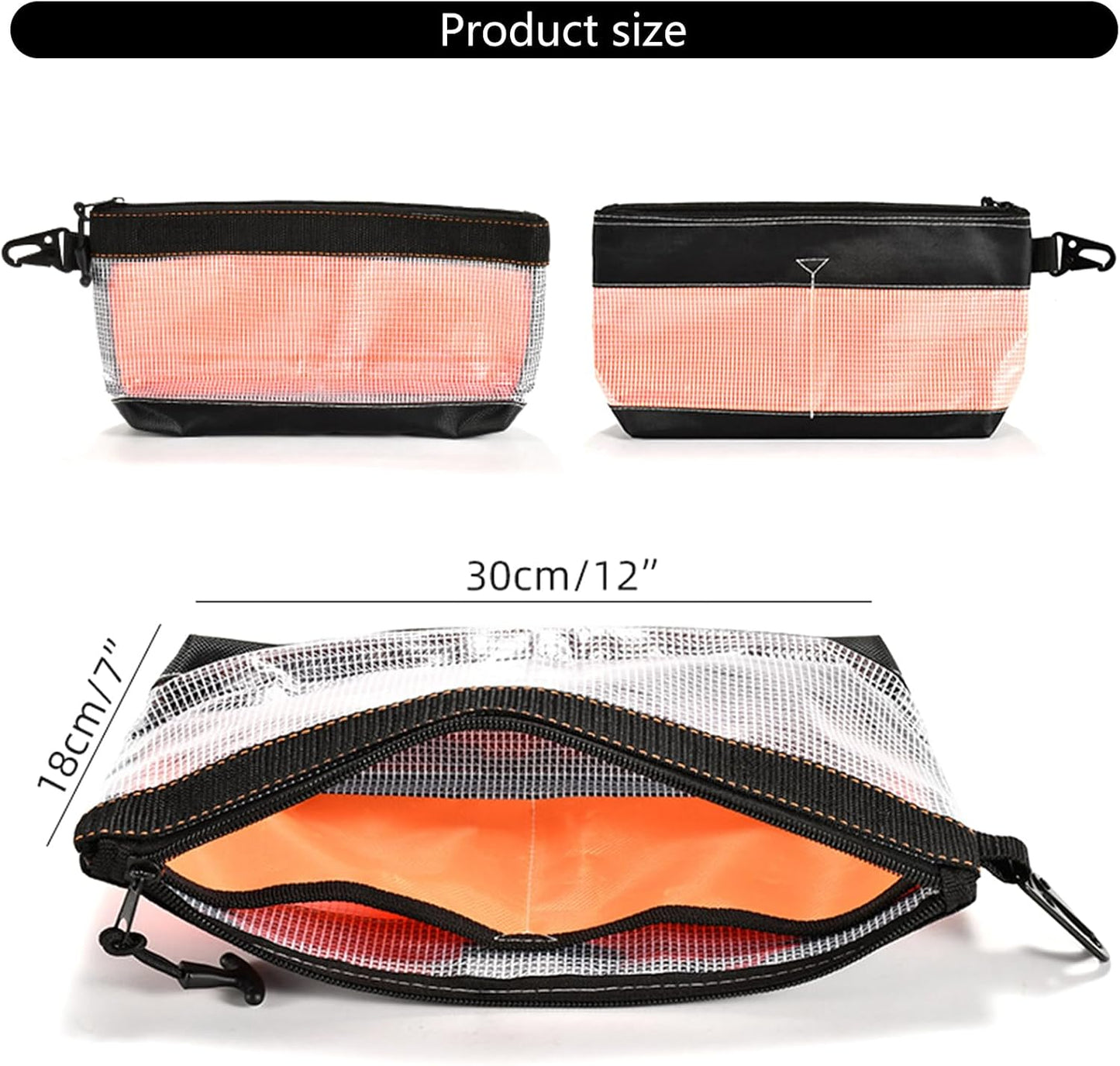  Lot De 4 Sacs De Planification En PVC Transparent étanches Contre Fixe Pour Réparation électronique Contre Outil Fixe