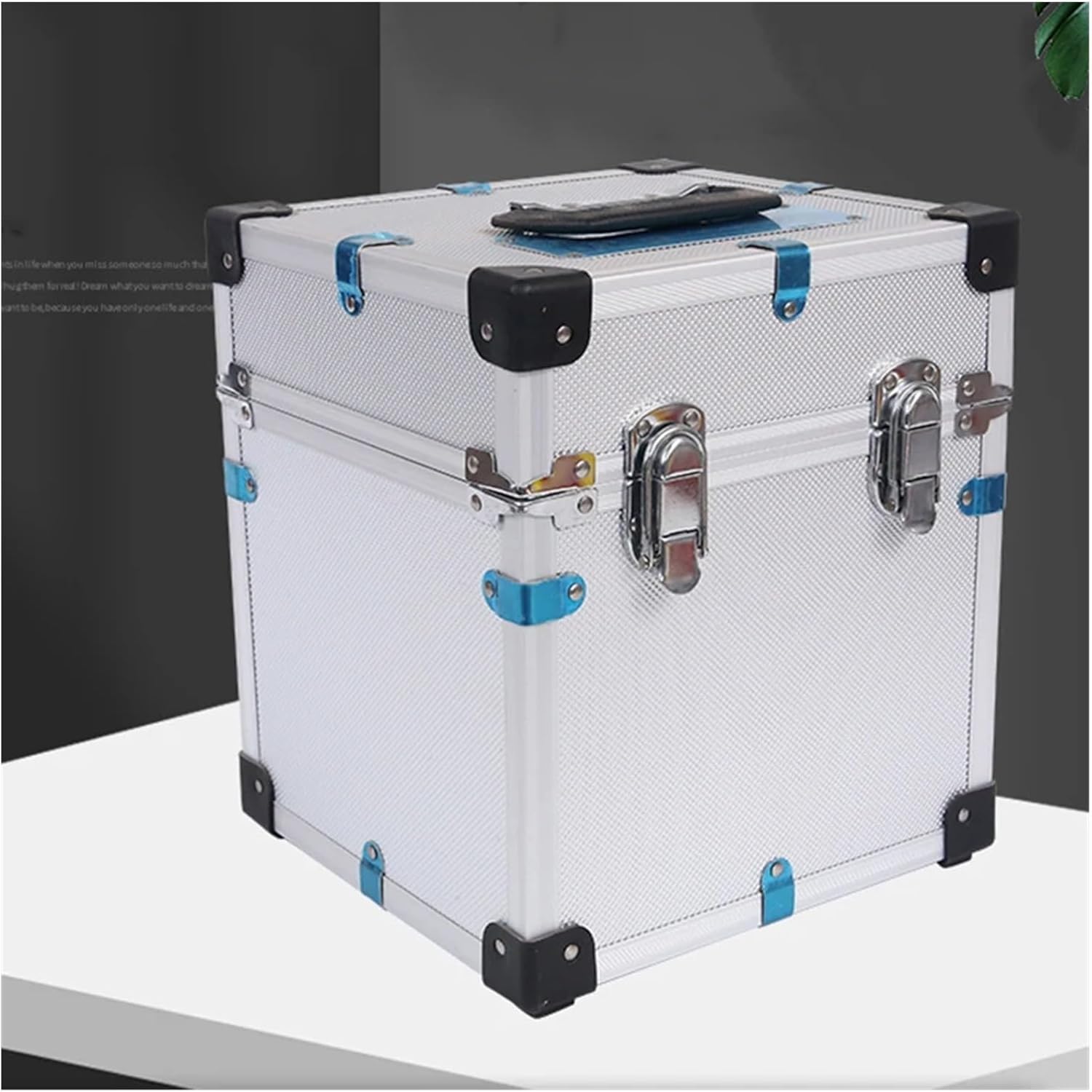  Caisses à Outils Boîte à Outils Professionnelle Multifonctionnelle En Alliage D'aluminium Portable Organisant Et Stockant Les Pièces De Rangement Scellée étanche Aux Chocs