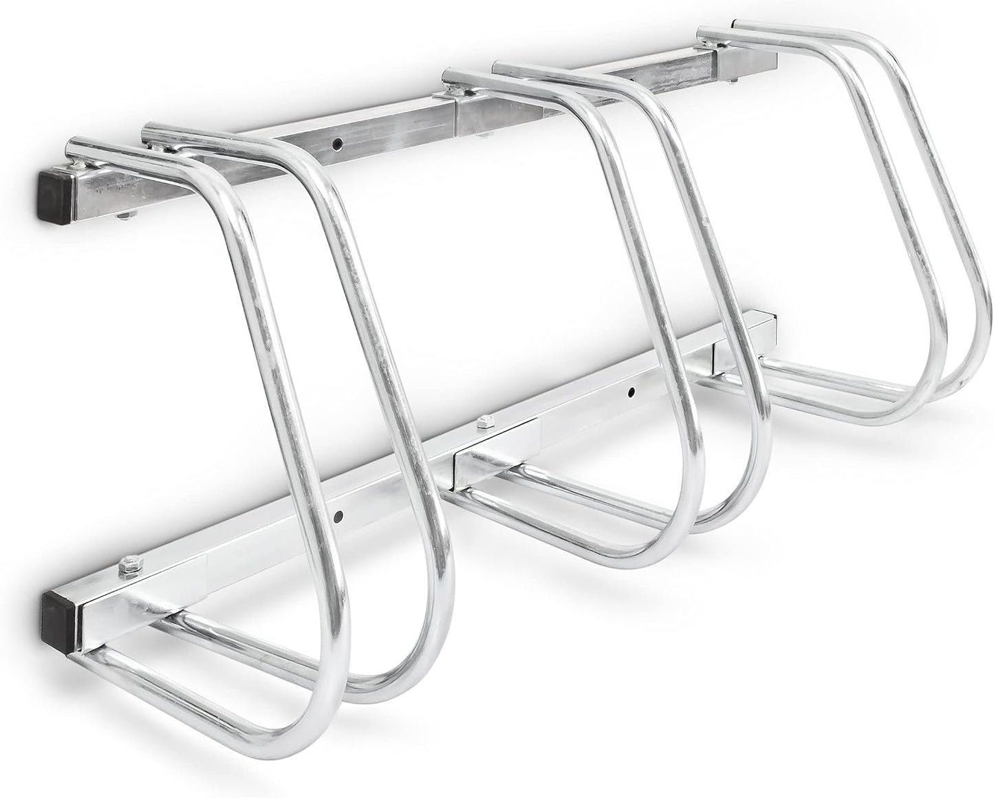  Relaxdays Râtelier Pour 3 Vélos Argent