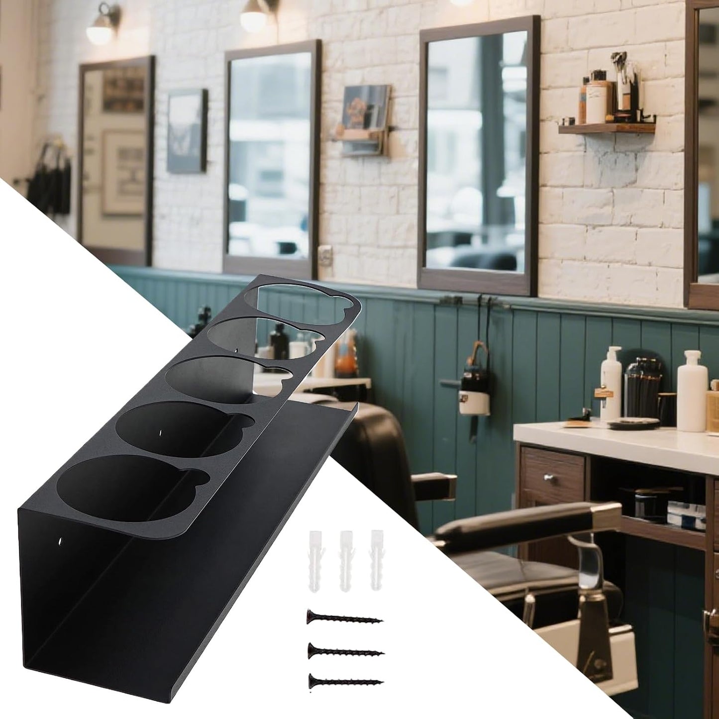 GENERIC Support De Tube De Calfeutrage – Rangement Mural D'atelier – Support De Flacon Pulvérisateur Monté Sur Table Pour Clé, Tournevis, Pour Atelier, Garage, Maison