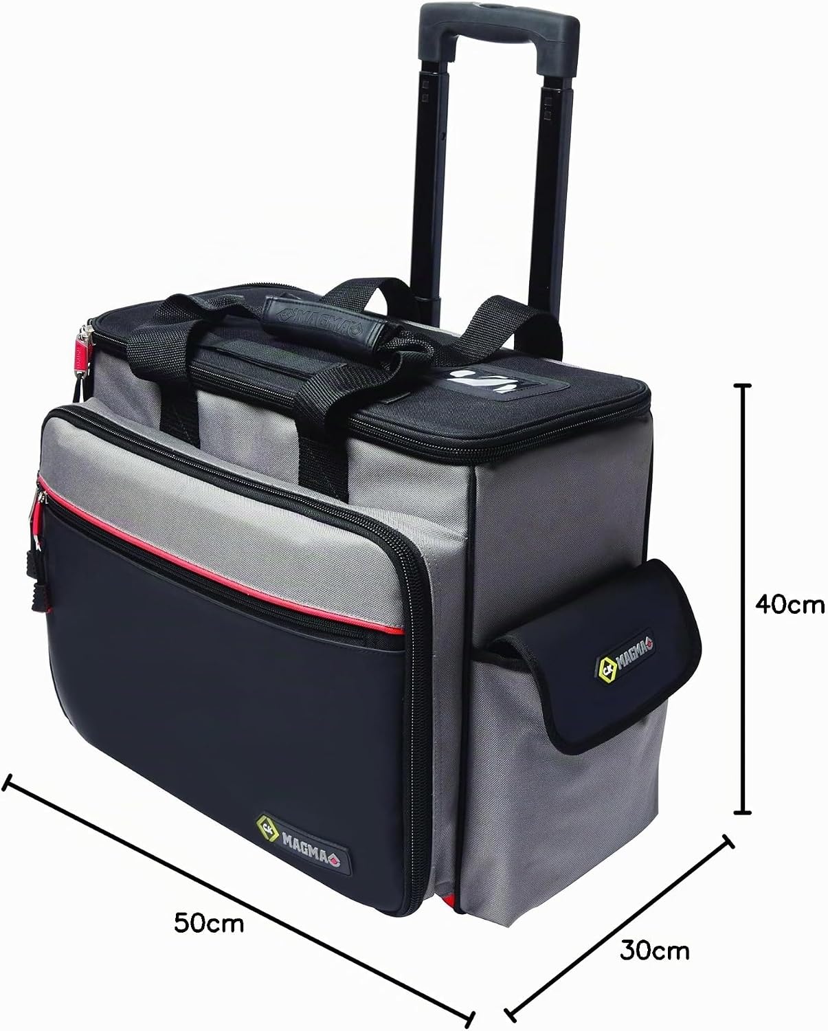  C.K Magma Malette Outils Sur Roulettes, Caisse A Outil De Technicien, Sac à Outils De Electricien, Boite A Outil Vide, Rangement Des Outillage, Sacoche Roulante, Trousse Vide, MA2650