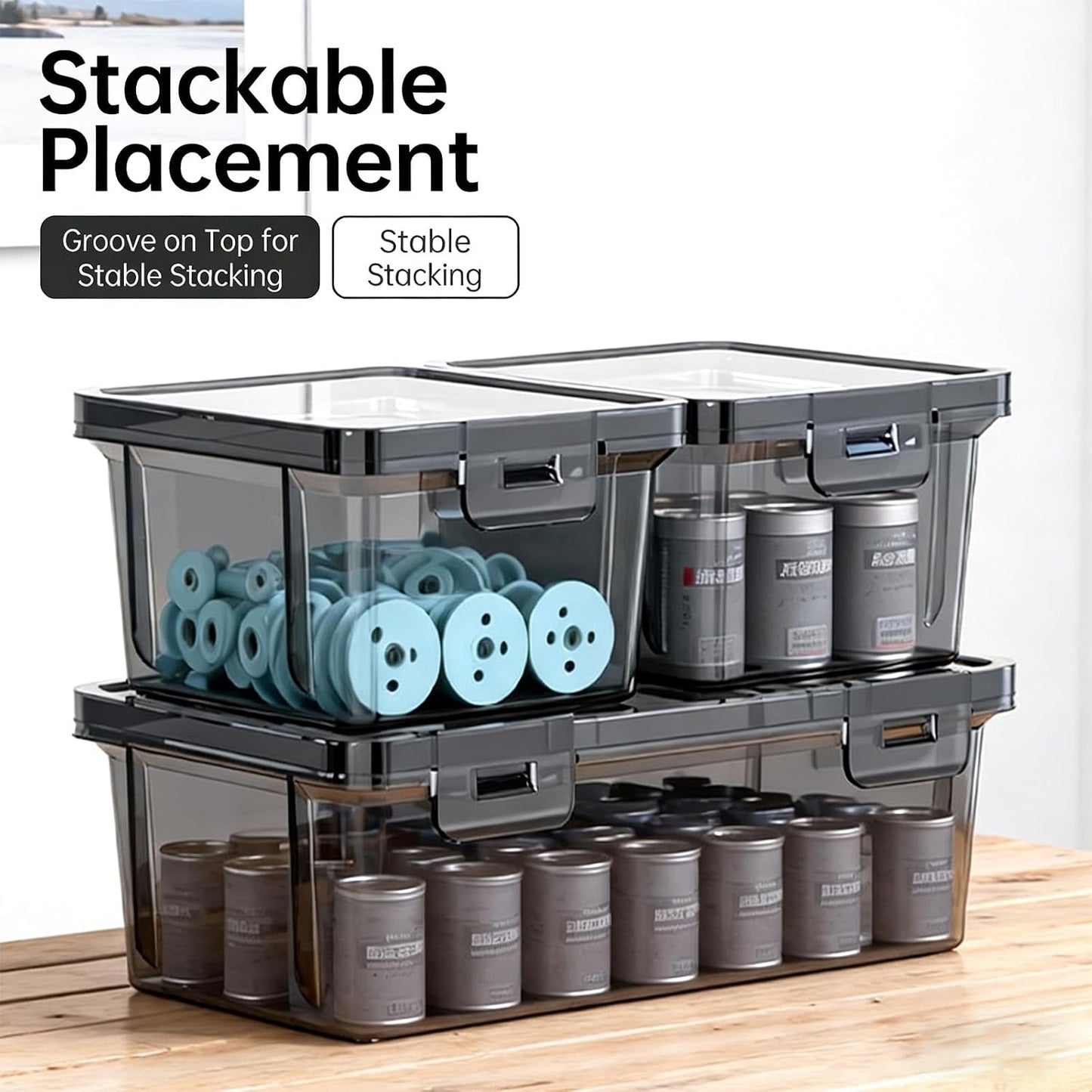  Boîte De Rangement Pour Outils De Résistance Avec Compartiments Améliorés, Idéale Pour Une Utilisation Industrielle Et Les Projets De Bricolage