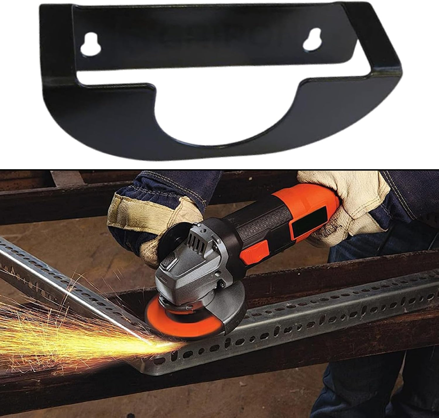 GENERIC Organiseur D'outils électriques, étagère De Rangement En Métal Robuste, étagère Murale Peu Encombrante, Support D'outils Multifonction Pour Garage, Atelier, Meuleuse D'angle, Ponceuse, Polisseuse