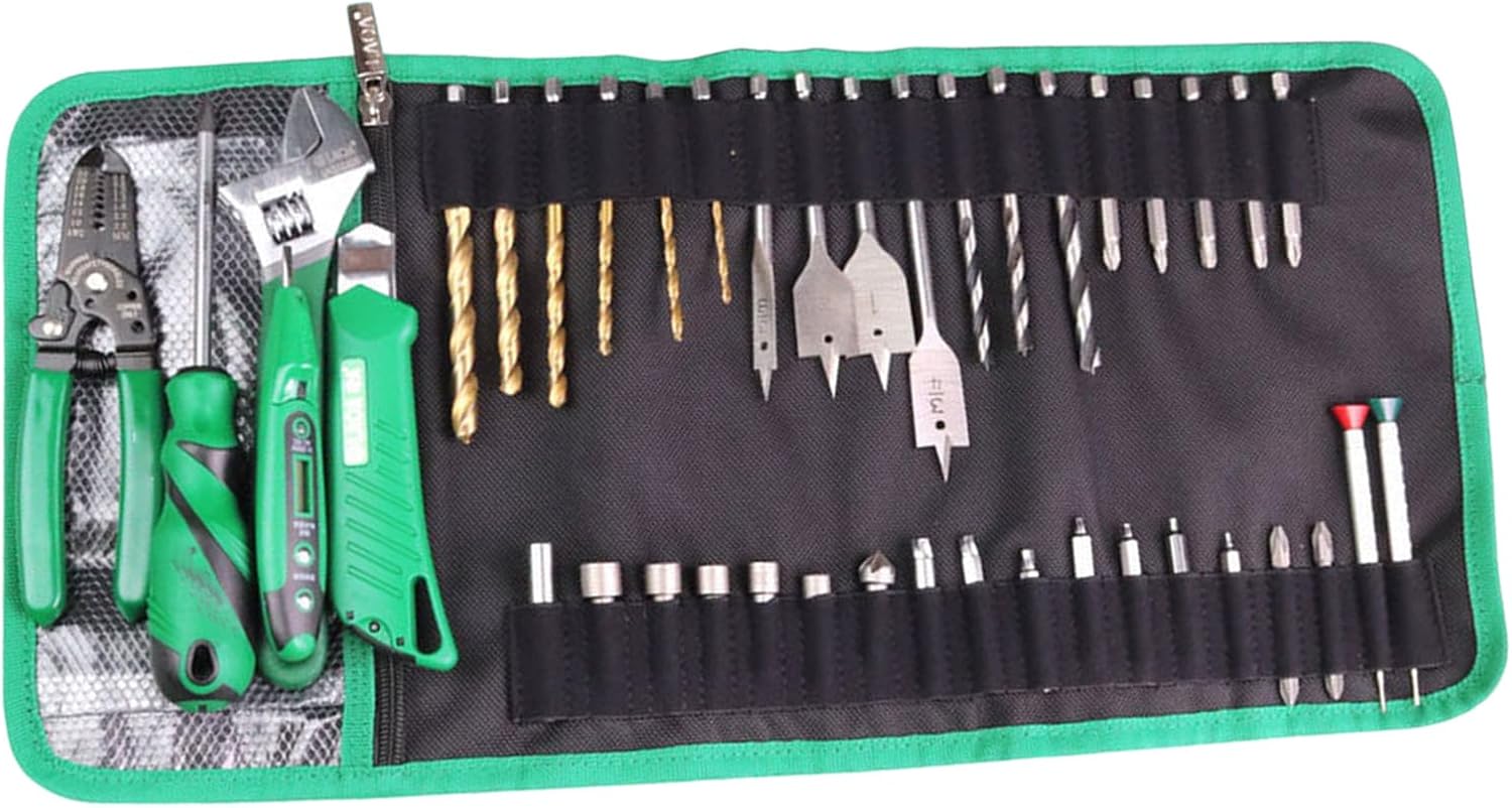  Sac à Outils Portable Pour Embouts De Tournevis Avec Compartiment En Maille Zippée Sécurisé Pour Techniciens Et Amateurs De Technicien Professionnel