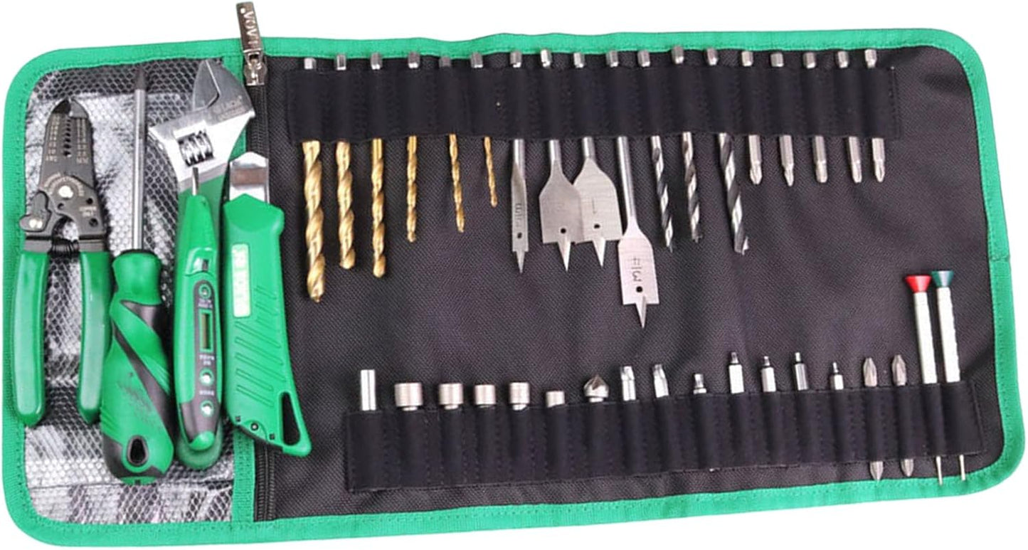  Sac à Outils Portable Avec Compartiment En Maille à Fermeture éclair Pour Techniciens Et Amateurs