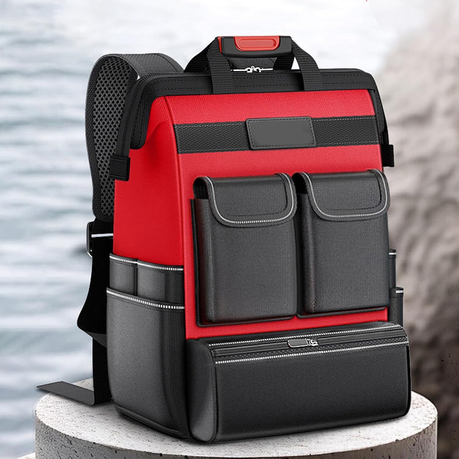  Sac à Dos à Outils Robuste Pour électricien En Tissu Oxford