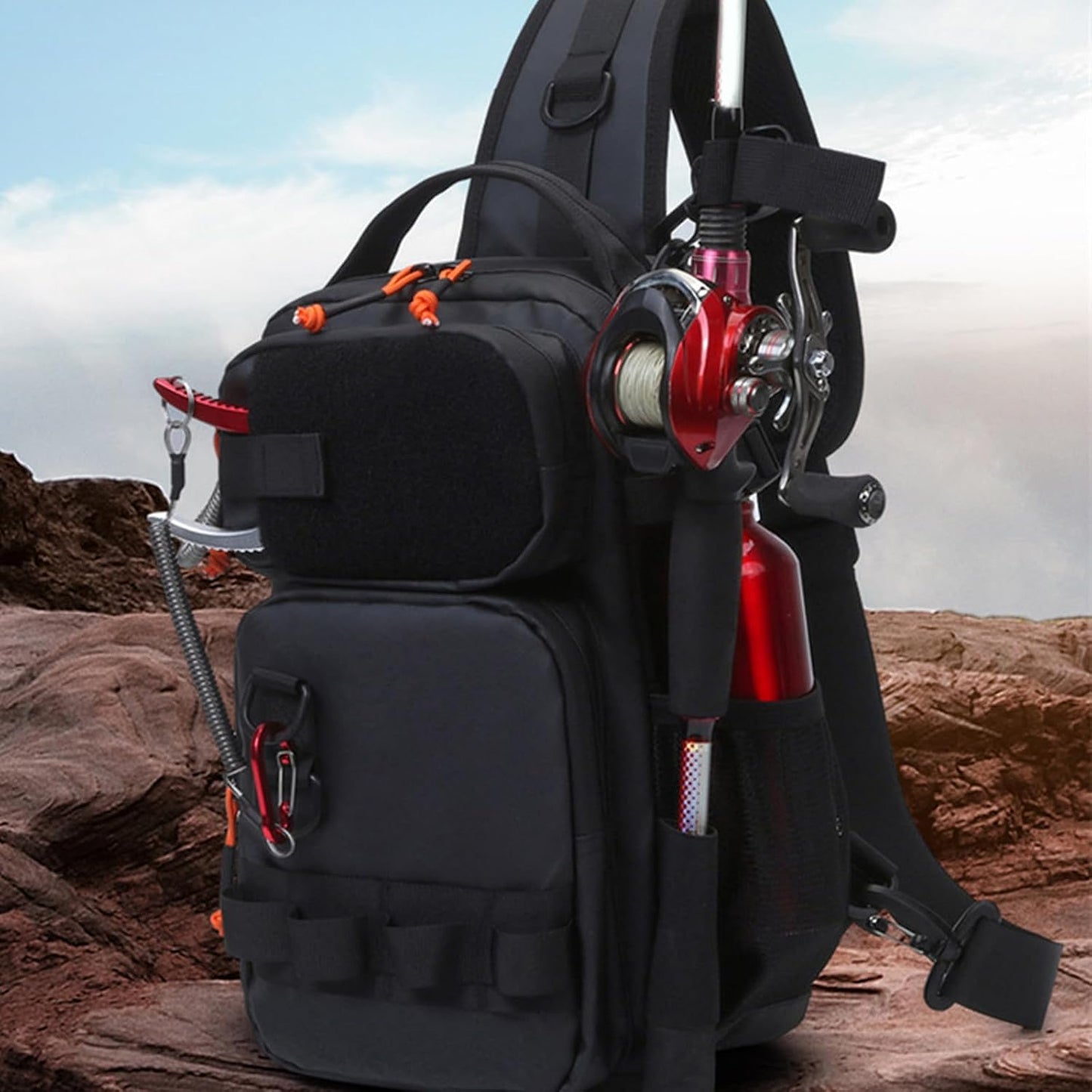  Organisateurs En Toile Avec Poche En Maille Et Plusieurs Options De Rangement Externes, Sac En Toile Robuste