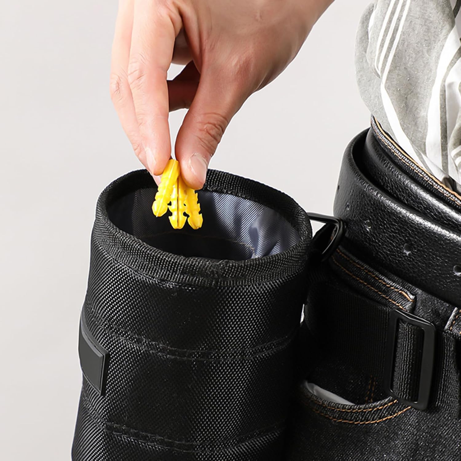  Sac De Rangement Pour Outils Cylindriques De Grande Capacité Pour Outils D'électricien, Réparation à Domicile, Travail Organisé Essentiel