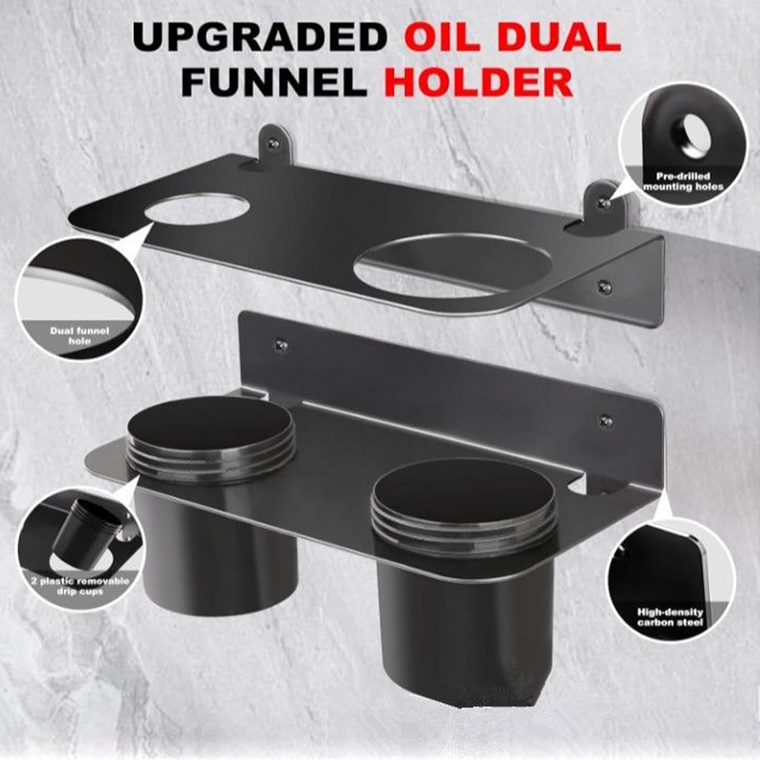  Support Pour Entonnoir à Huile | Organiseur De Rangement, Support Mural Pour Camping, Abri De Jardin, Remorque, Maison, Cuisine, Salle De Pause, Garage