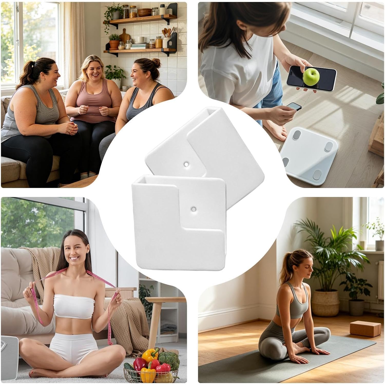 GENERIC Support De Balance – Organiseur Autocollant | Support D'économie D'espace Sans Perçage – Armoire De Chambre à Coucher Avec Style Salon, Station De Cuisine Avec Fonction Dortoir, Accessoire De Salle De