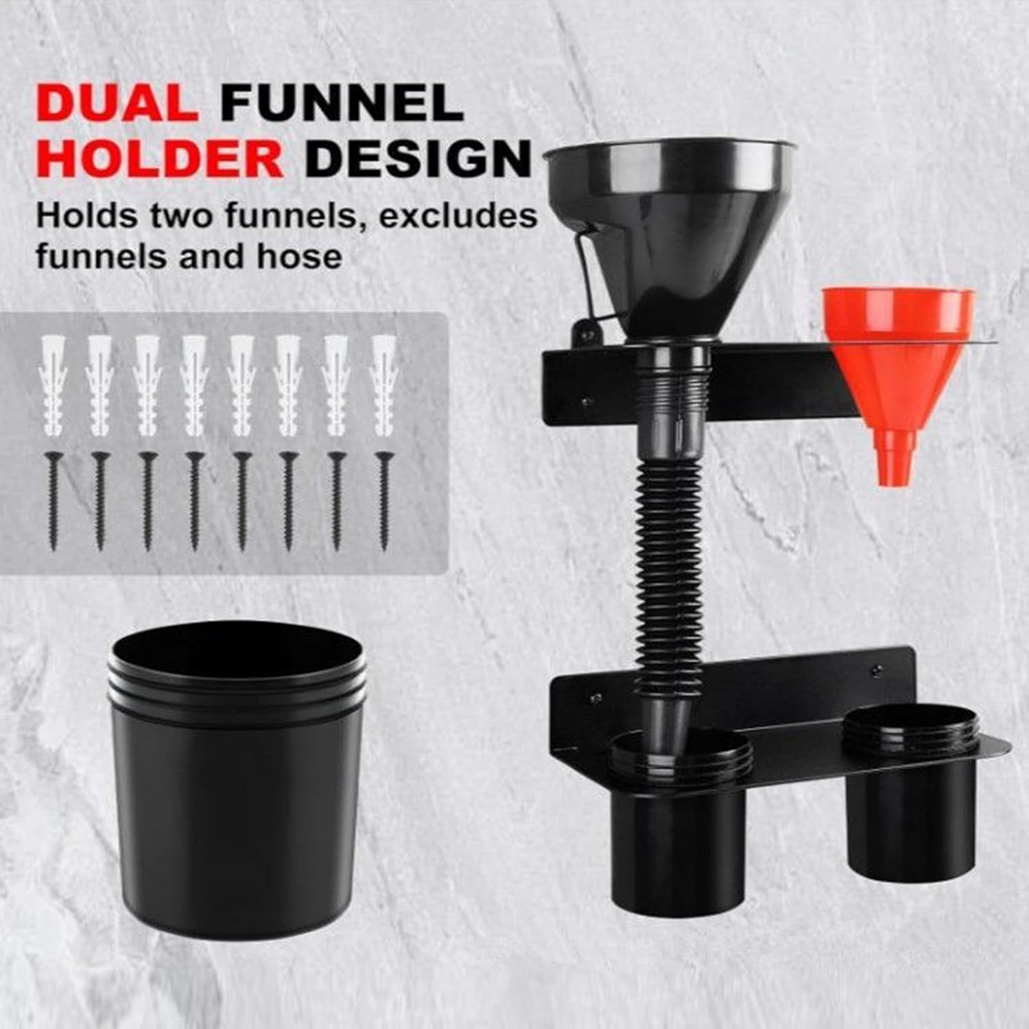  Support Pour Entonnoir à Huile | Organiseur De Rangement, Support Mural Pour Camping, Abri De Jardin, Remorque, Maison, Cuisine, Salle De Pause, Garage