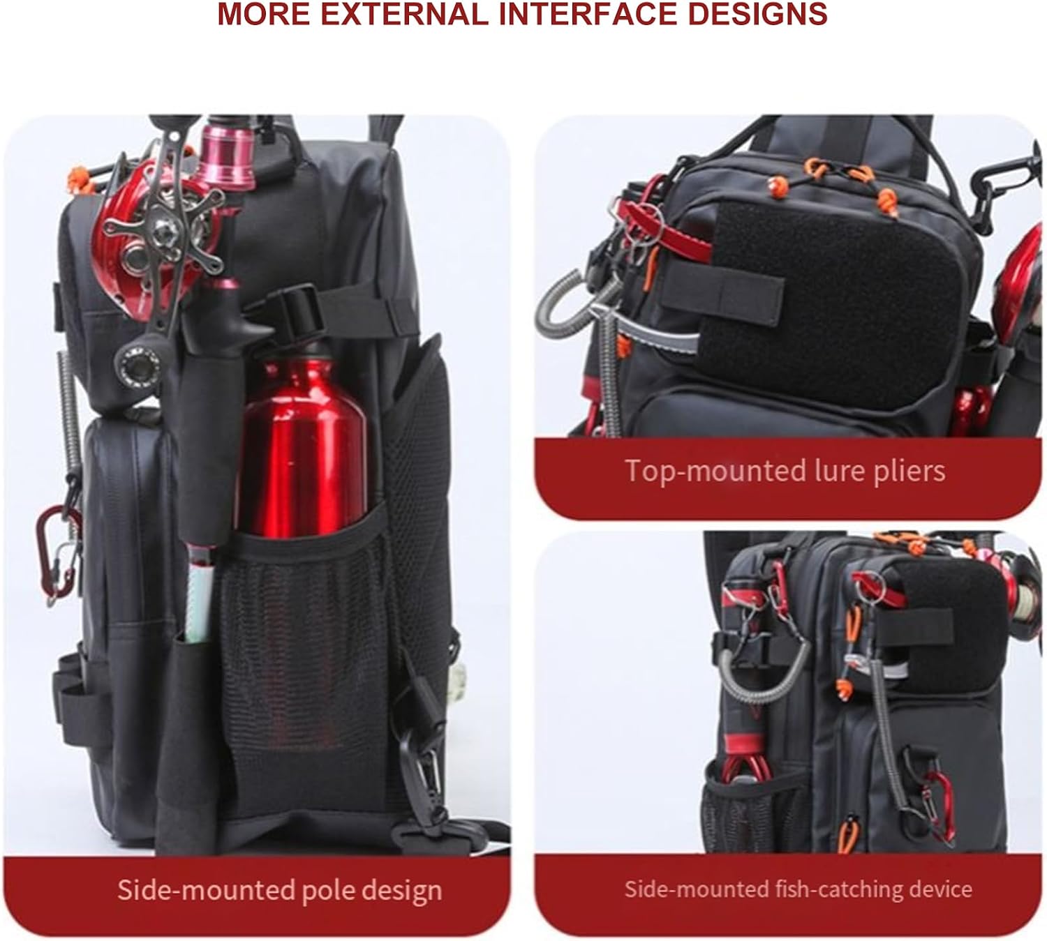  Organisateurs En Toile Avec Poche En Maille Et Plusieurs Options De Rangement Externes, Sac En Toile Robuste