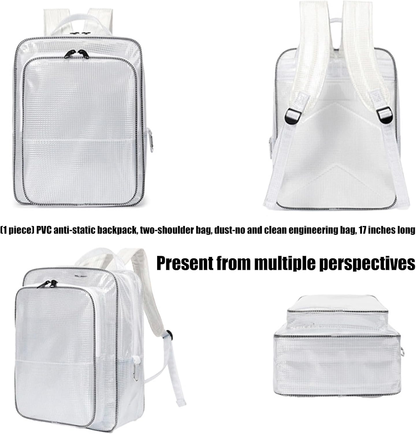  Sac à Dos Anti-électrostatique En PVC Pour Applications De Salle Blanche Sac à Outils Pour Salle Blanche C Sac à Outils Pour Ingénieurs De Travail Sac Transparent