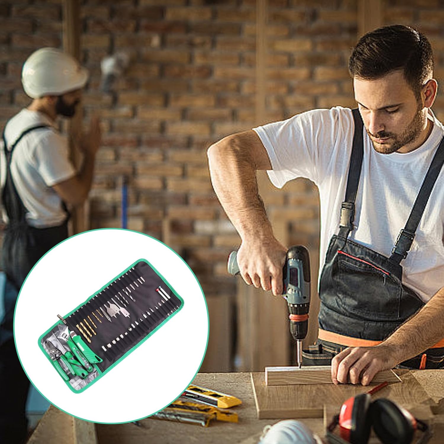  Sac à Outils Portable Avec Compartiment En Maille à Fermeture éclair Pour Techniciens Et Amateurs
