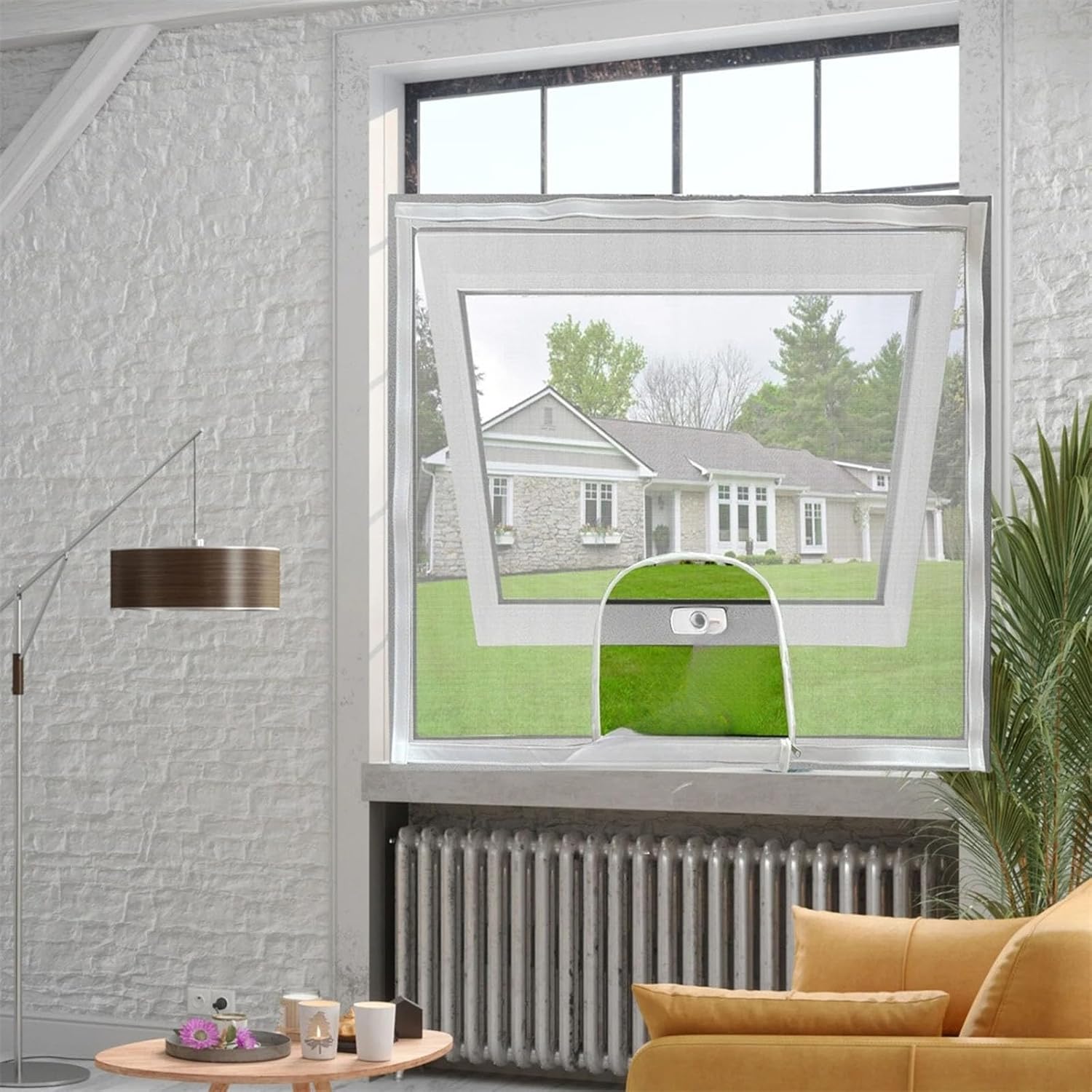  Mailles En Fibre De Verre Personnalisables Pour Une Installation Facile - Respirant Avec Fermetures éclair - Moustiquaire De Fenêtre En Fibre De Verre - Filet De Ventilation - Outil