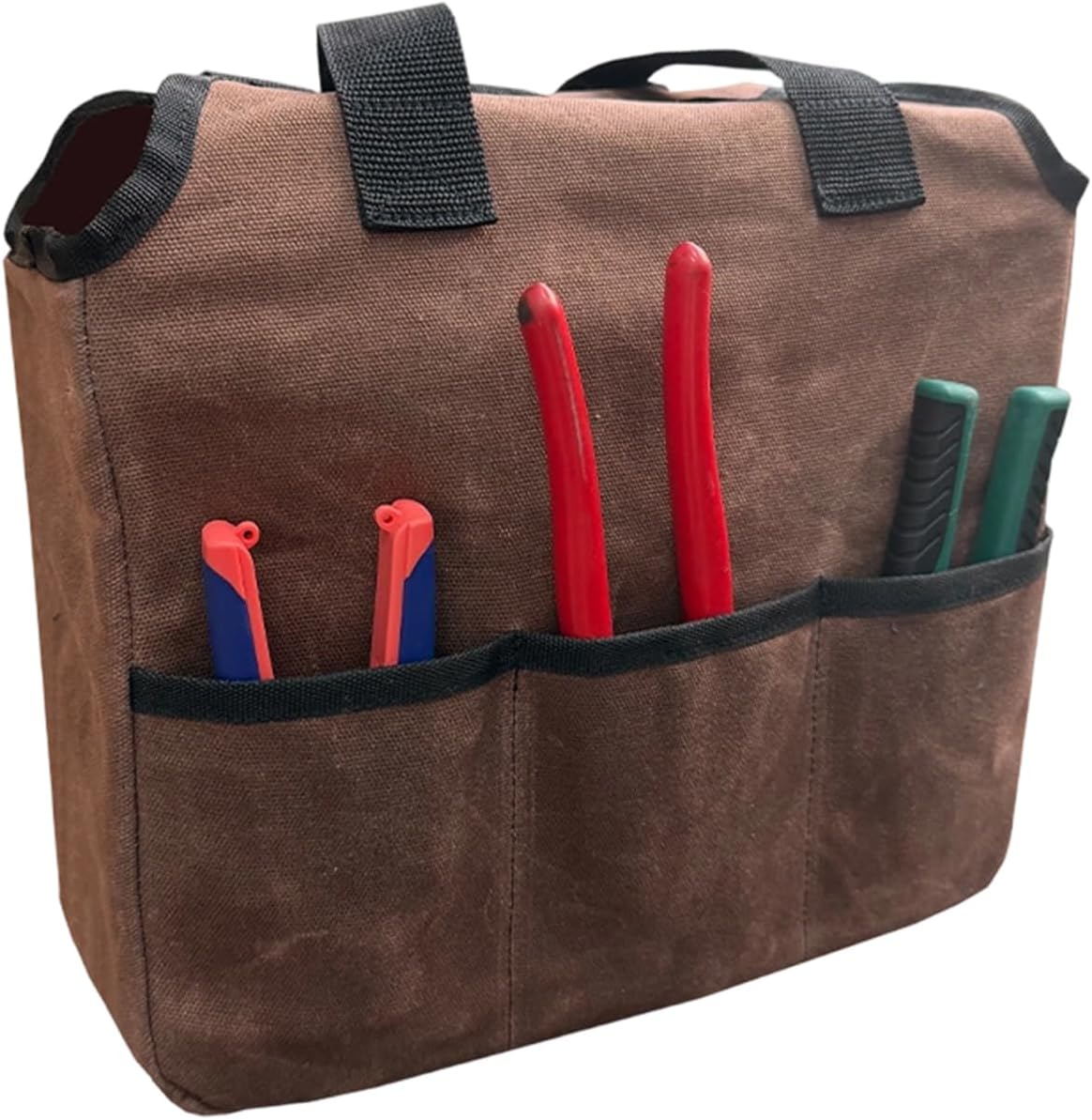  Sacs à Outils, Organiseur Portable En Toile Cirée, 473 G, Sac à Outils Robuste Pour Rangement Durable, Sacs Pour Atelier, Homme, Camion, Voiture, Moto, Projet, Clés à Molette