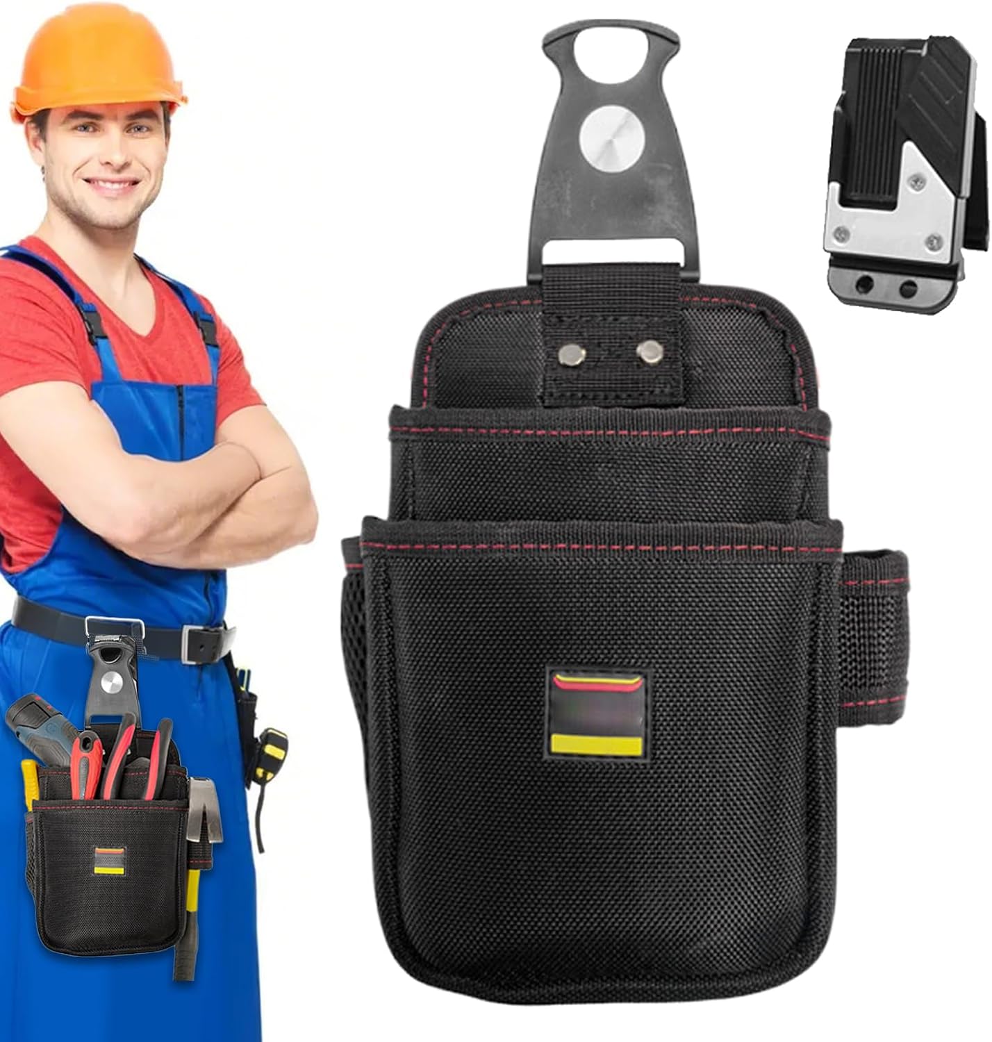  Pochette à Outils Électriques | Sac De Waist De Maintenance - Sac Ceinture Imperméable Multi-Outils Porte-Outils Pour Travaux Intérieur Extérieur Soudage Peinture Toiture Pêche Voyage