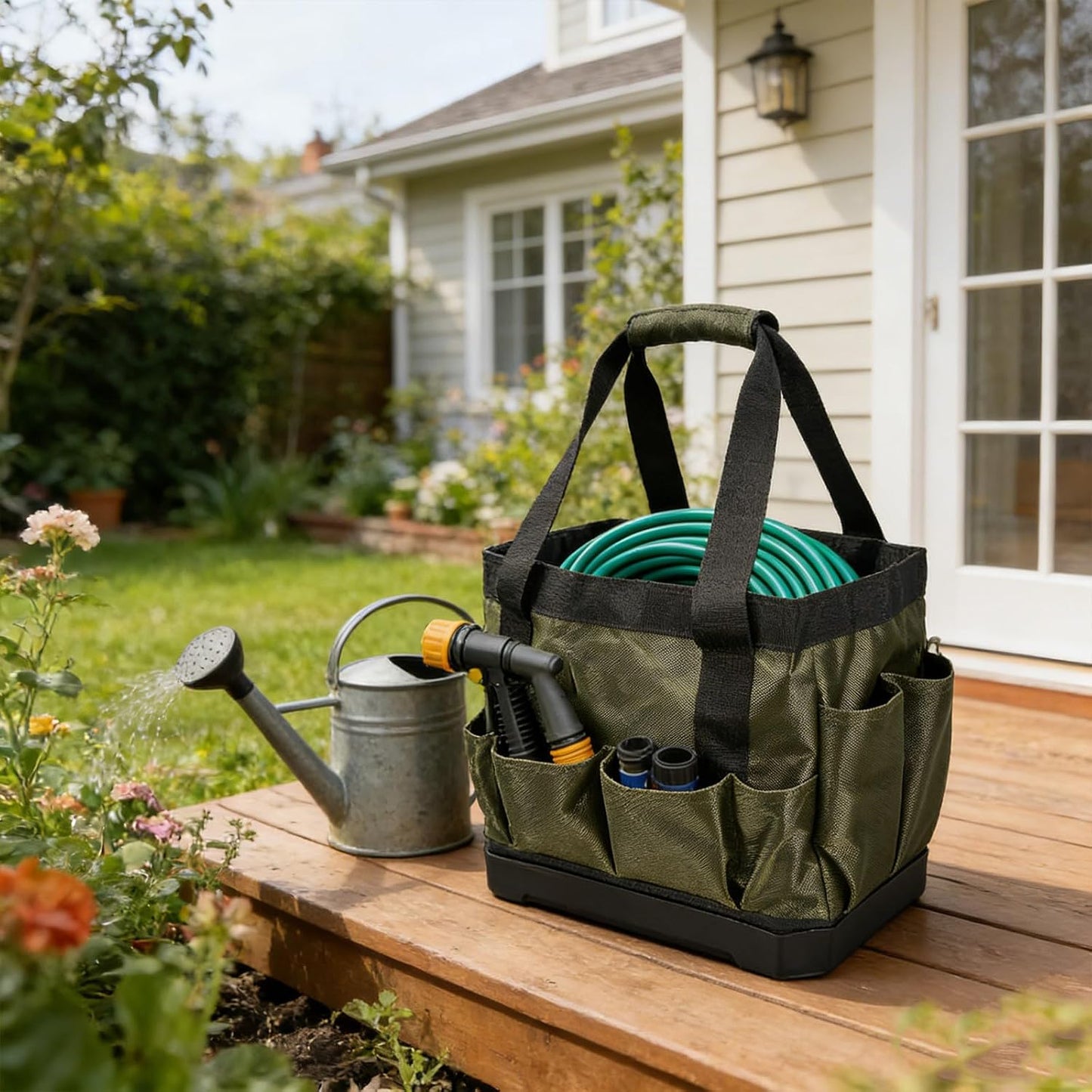  Outil Robuste Renforcé Avec Prise En Main Confortable Pour électricien équipement De Plein Air Sac De Rangement De Jardin Université Poignée Renforcée En Tissu
