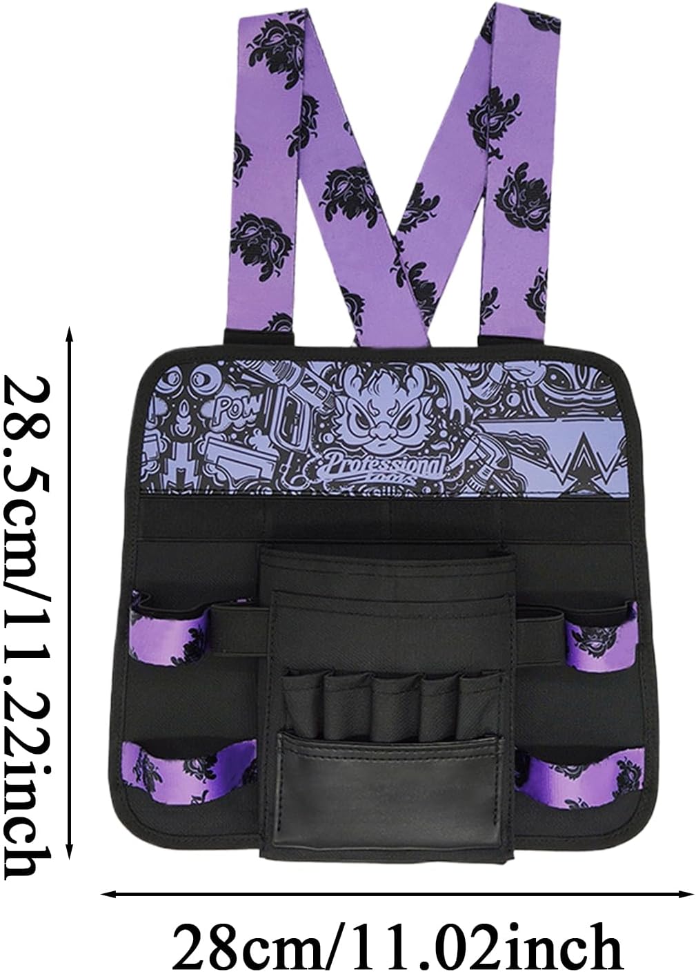 Genérico Organisateur De Sac à Outils, étui En Tissu Oxford De Grande Capacité, Organisateur D'outils Pour Obscurcir Les Fenêtres De Voiture, Sac De Rangement , Accessoire De Réparation
