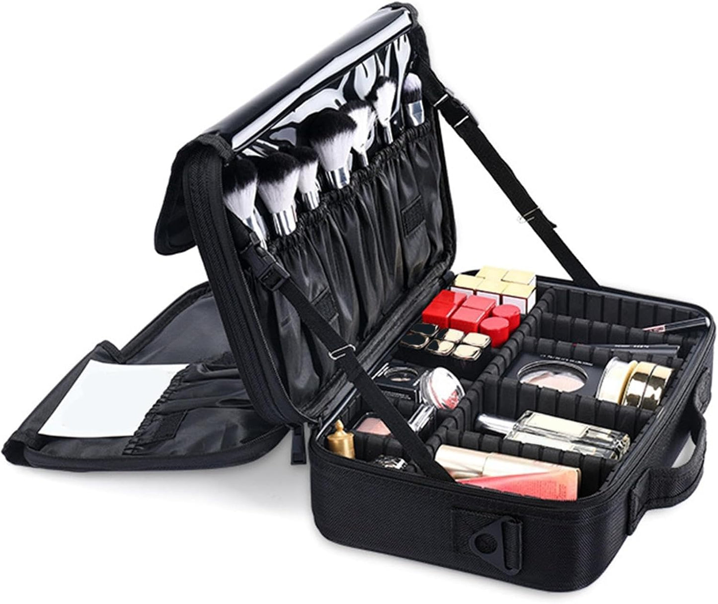  Organisateur De Rangement Sac à Main Outils Renforcé Poches Multiples En Toile Oxford Couture Robuste Fermeture Éclair Lisse Convient Pour Professionn, S 3 Couches