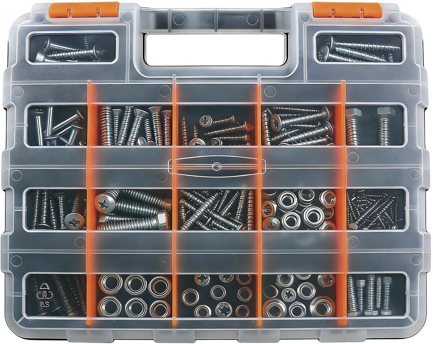  Organiseur De Vis | 34 Compartiments – Boîte à Outils De Rangement Pour Petites Pièces, Boulons, Clous, Perles, Bijoux, Articles De Pêche, Composants électroniques, Garage, Atelier, Bureau