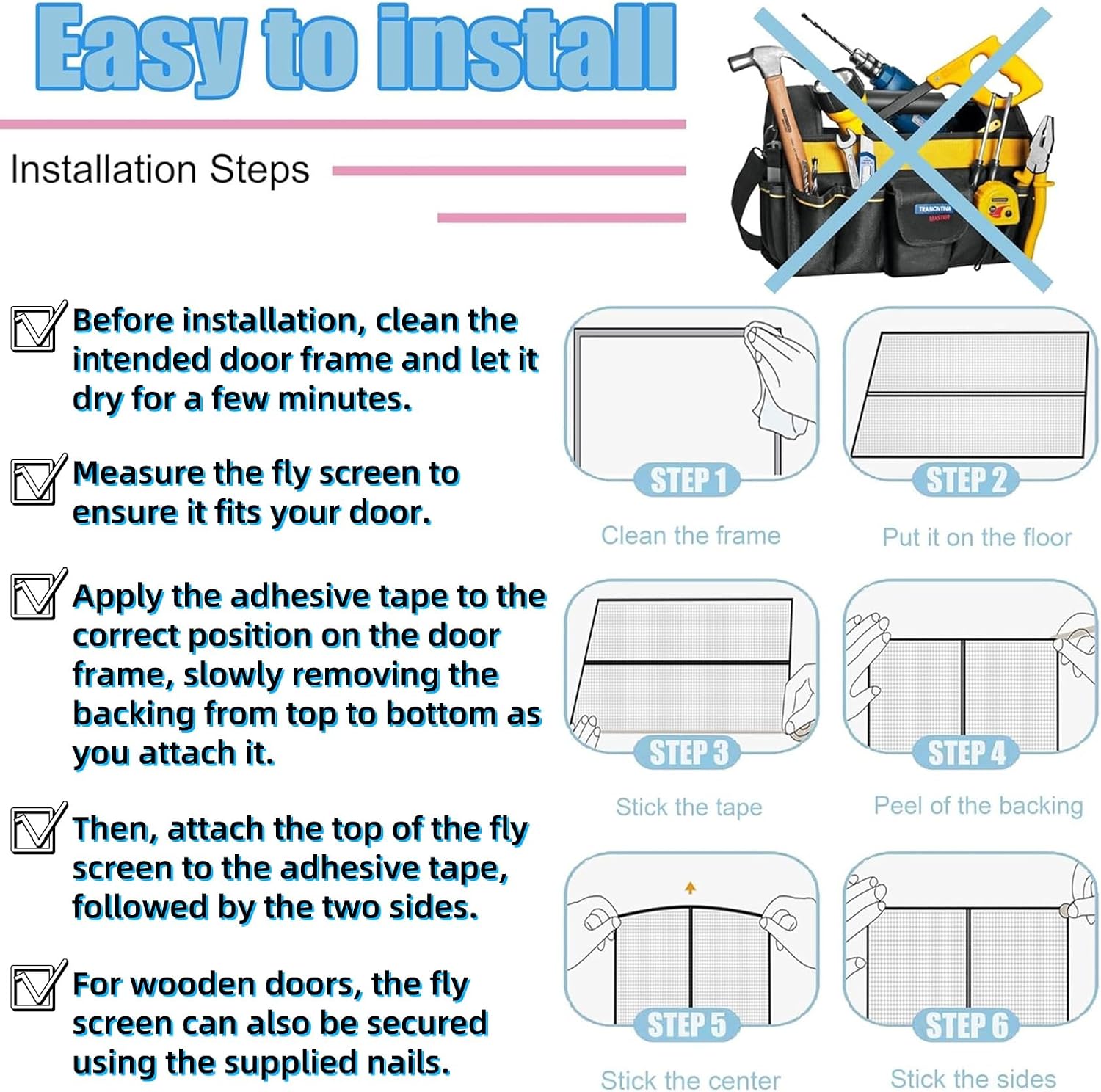  Mosquito Net Window 78 X 100 Cm Magnetic Seal Top And Bottom With Automatic Closure Magnetic Mosquito Net Curtain For Windows Of Various Types, White