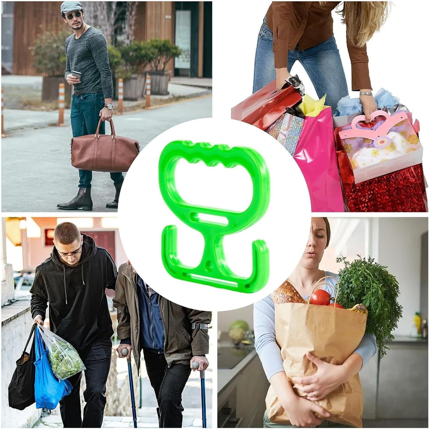  Porteur De Sacs De Courses | Porteur à Crochet Pour Sacs - Outil Multifonction De Transport Pour Bouteilles Bidons Peinture Et Stockage Maison