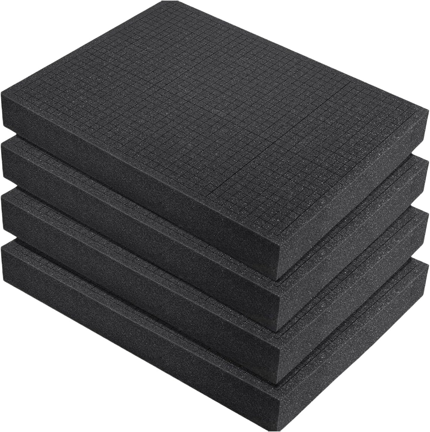 Lot De 4 Organiseurs De Boîte à Outils Légers En Mousse Pour Valises D'avion, Tiroirs, Outils De Rangement, étui De Protection, Inserts En Mousse