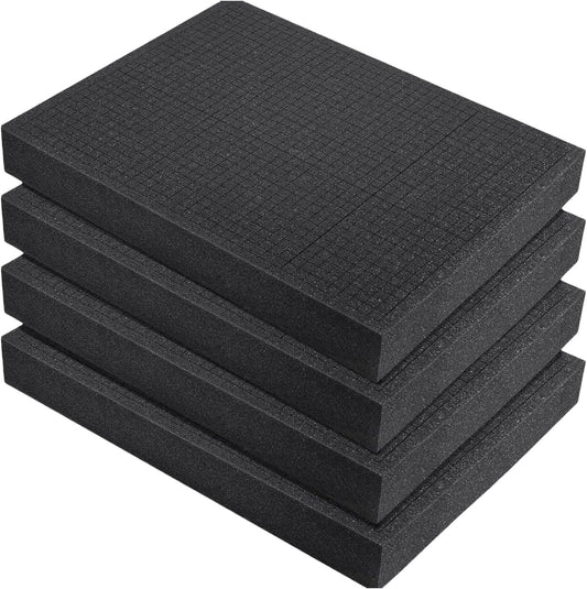  Lot De 4 Organiseurs De Boîte à Outils Légers En Mousse Pour Valises D'avion, Tiroirs, Outils De Rangement, étui De Protection, Inserts En Mousse